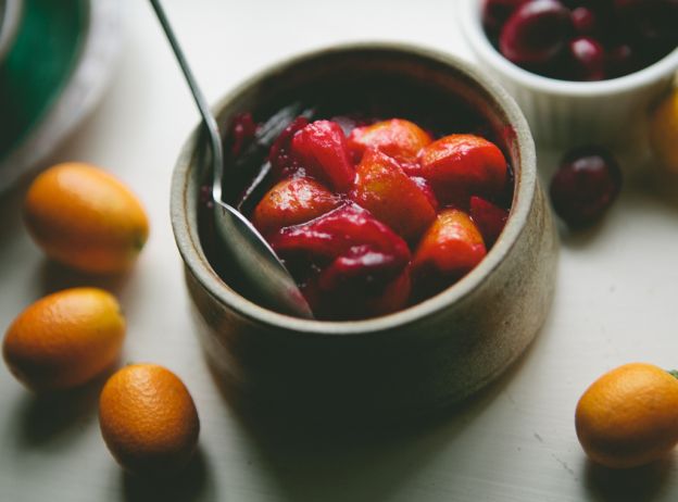 Cranberry and kumquat sauce