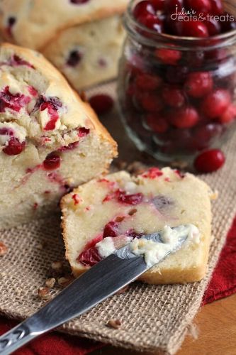 Cream Cheese Cranberry Bread