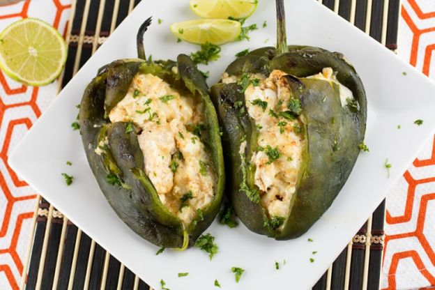 Cream Cheese Stuffed Pablano Peppers