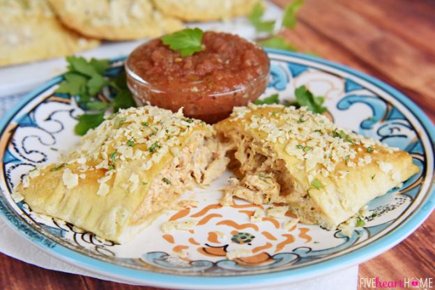 Creamy chicken taco hand pies