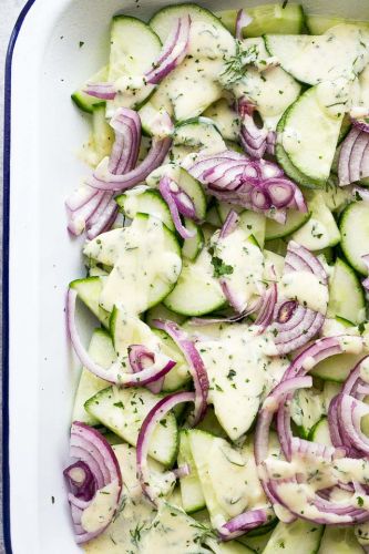 Creamy Cucumber Salad