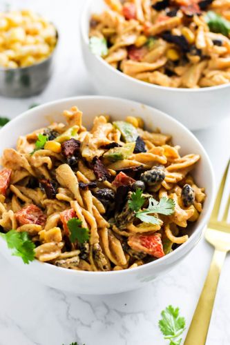 Creamy Vegan Mexican Pasta Salad