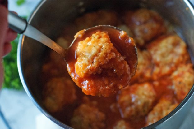 Creamy Tomato Soup with Cheddar Bay Dumplings