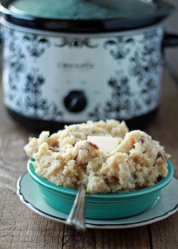 Garlic mashed potatoes