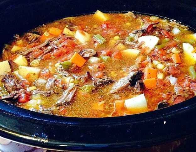 Crockpot Homemade Vegetable Soup