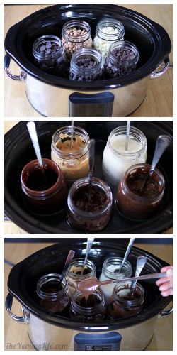 Slow cooker melted chocolate