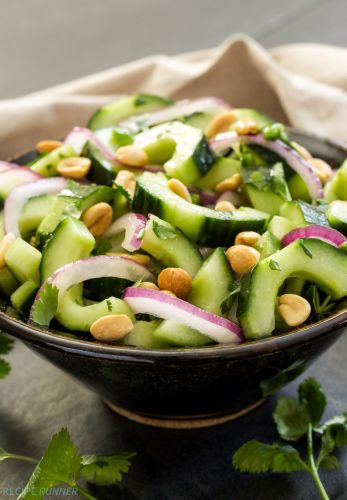 Crunchy Thai cucumber salad