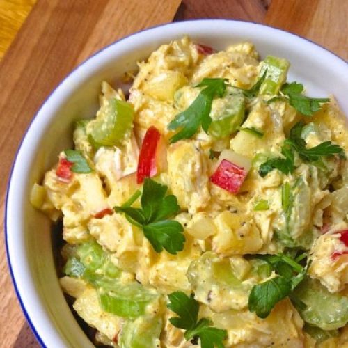 Curried Chicken Salad with Apples