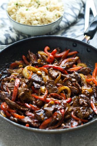 Curry Beef & Pepper Stir Fry