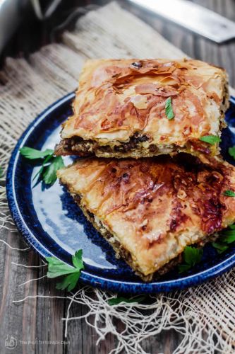 Phyllo Meat Pie