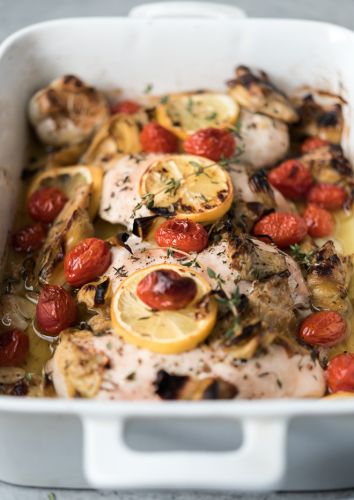 Artichoke Lemon & Garlic Chicken