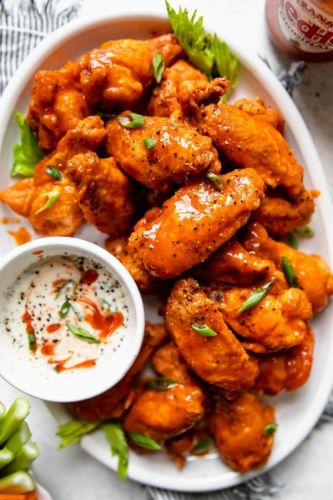 Crispy Baked Buffalo Wings