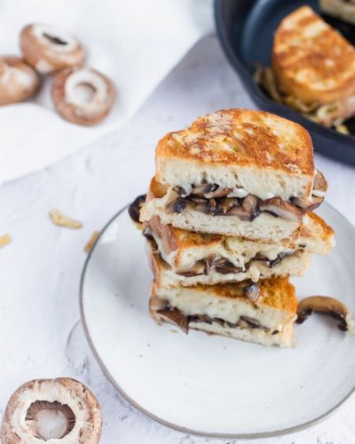 Mushroom Gruyere Grilled Cheese