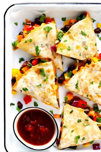 Easy Veggie Quesadillas