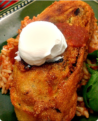 Chiles rellenos (stuffed chili peppers)