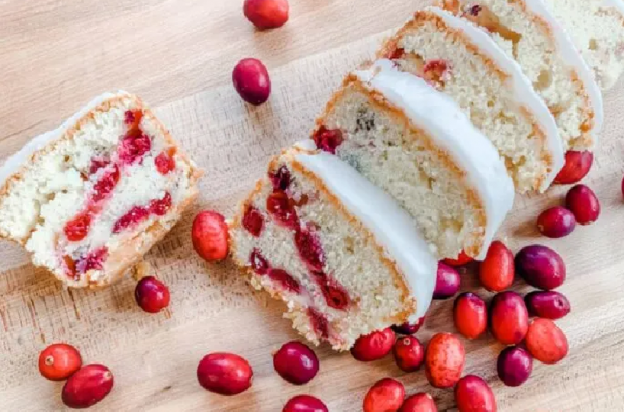 Frosted Cranberry Orange Bread