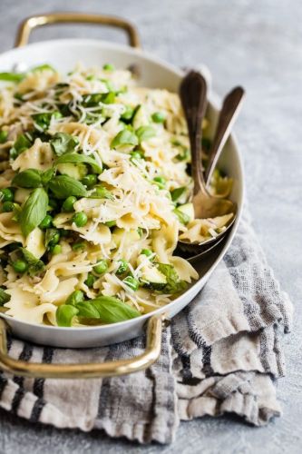 Farfalle Pasta Salad with Lemon and Basil