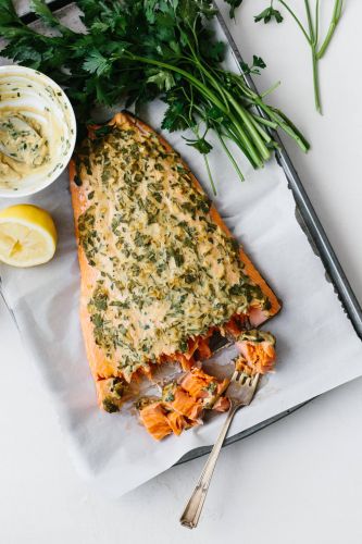 Dijon Baked Salmon