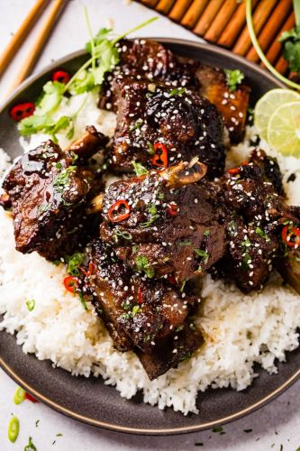 Korean Oven Braised Short Ribs