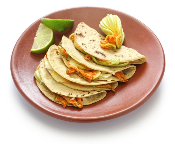 Squash Blossom Quesadilla