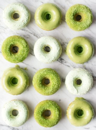 Matcha Baked Donuts