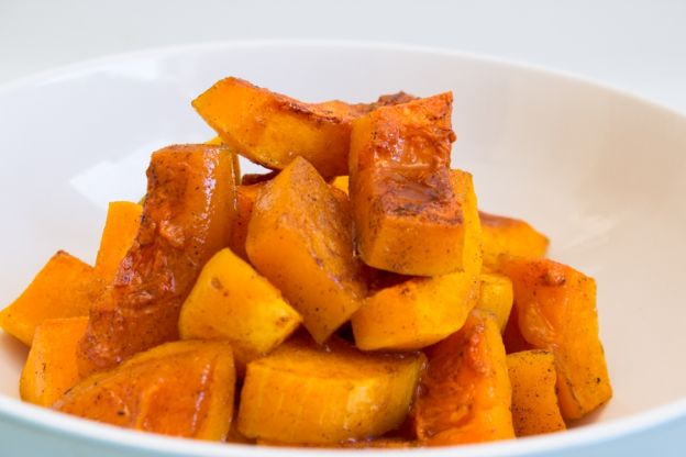 Cinnamon Roasted butternut squash