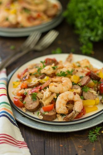 Wholesome Sheet Pan Jambalaya