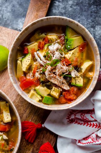 Chicken and Avocado soup