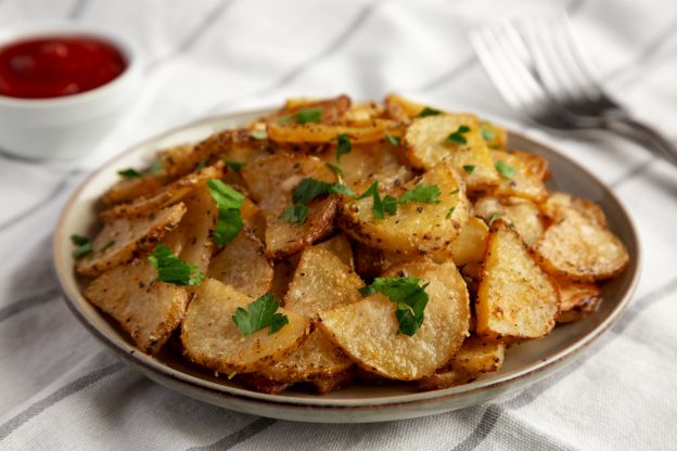 Garlic Parmesan Potato Pieces