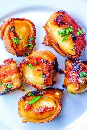 Brown Sugar Bacon Wrapped Scallops