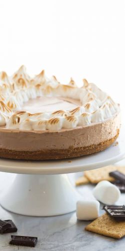 No Bake S'mores Cheesecake