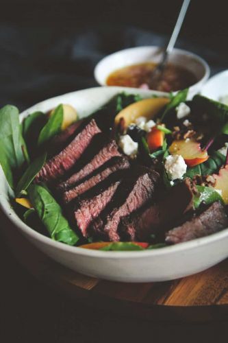 Steak and Nectarine Salad