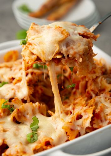 4-Ingredient Chicken Pasta Casserole