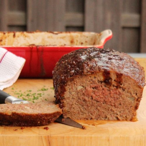 Microwave Meatloaf With Sweet Soy Sauce Glaze