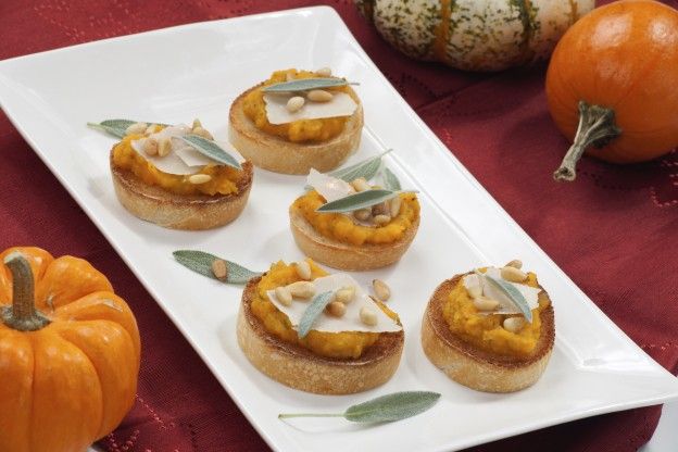 Pumpkin toasts