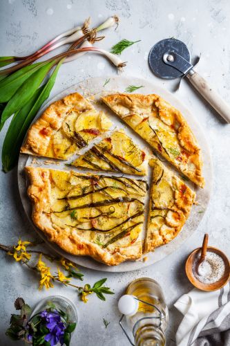 Rustic Ramp and Potato Tart