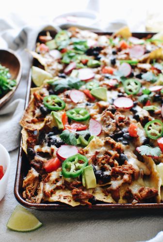 Hatch Chile Pork Nachos with Havarti Cheese