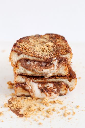 S'mores Stuffed French Toast