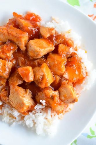 Easy 3-Ingredient Sweet & Sour Chicken