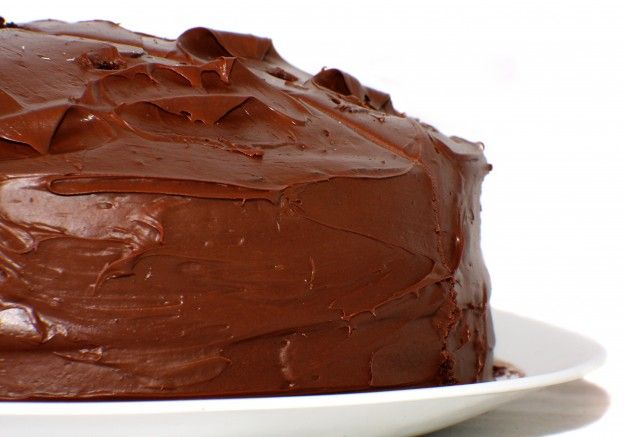 The simplest chocolate cake icing