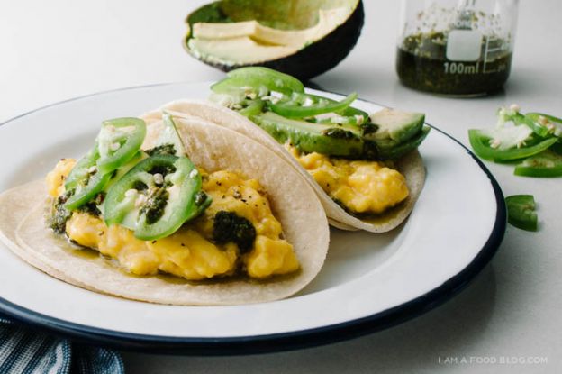 Use Scrambled Eggs as a Tasty Taco Filling