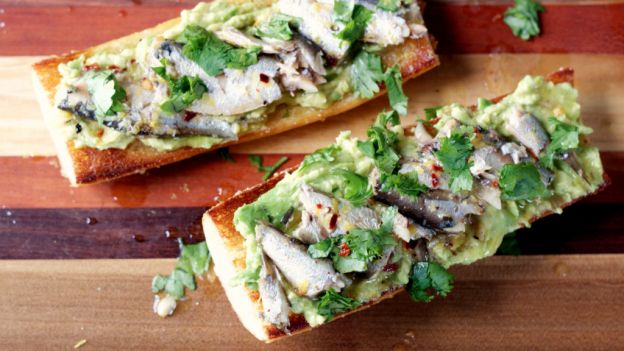 SARDINE AND AVOCADO TOAST