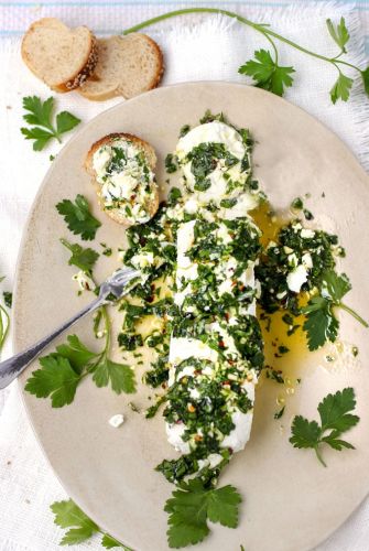 Dressed Goat Cheese