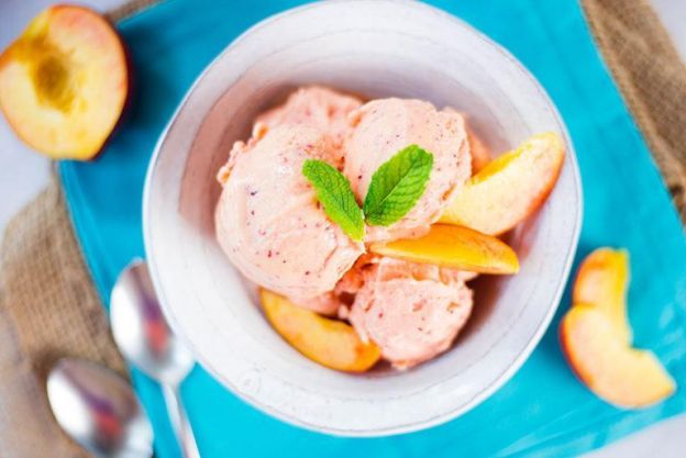 Peach Frozen Yogurt