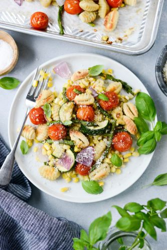 Sheet-Pan Gnocchi with Summer Vegetables