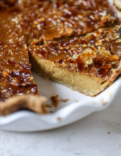 Bourbon Brûlée Pumpkin Pie