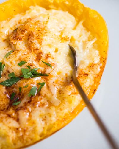 Spaghetti Squash Mac and Cheese