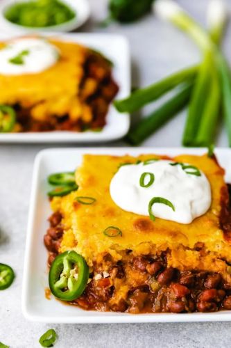 Chili Cornbread Casserole