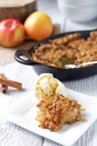 Semi-Smoked Apple Crisp