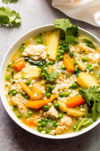 Spring Chicken Vegetable Stew